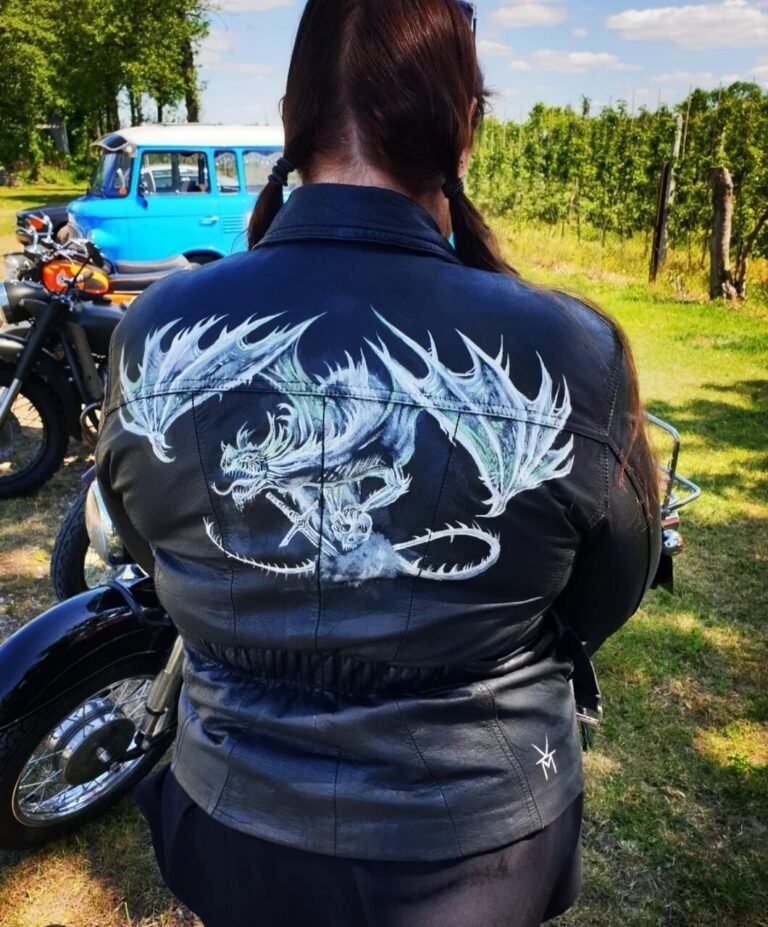 Smok kurtka na motor