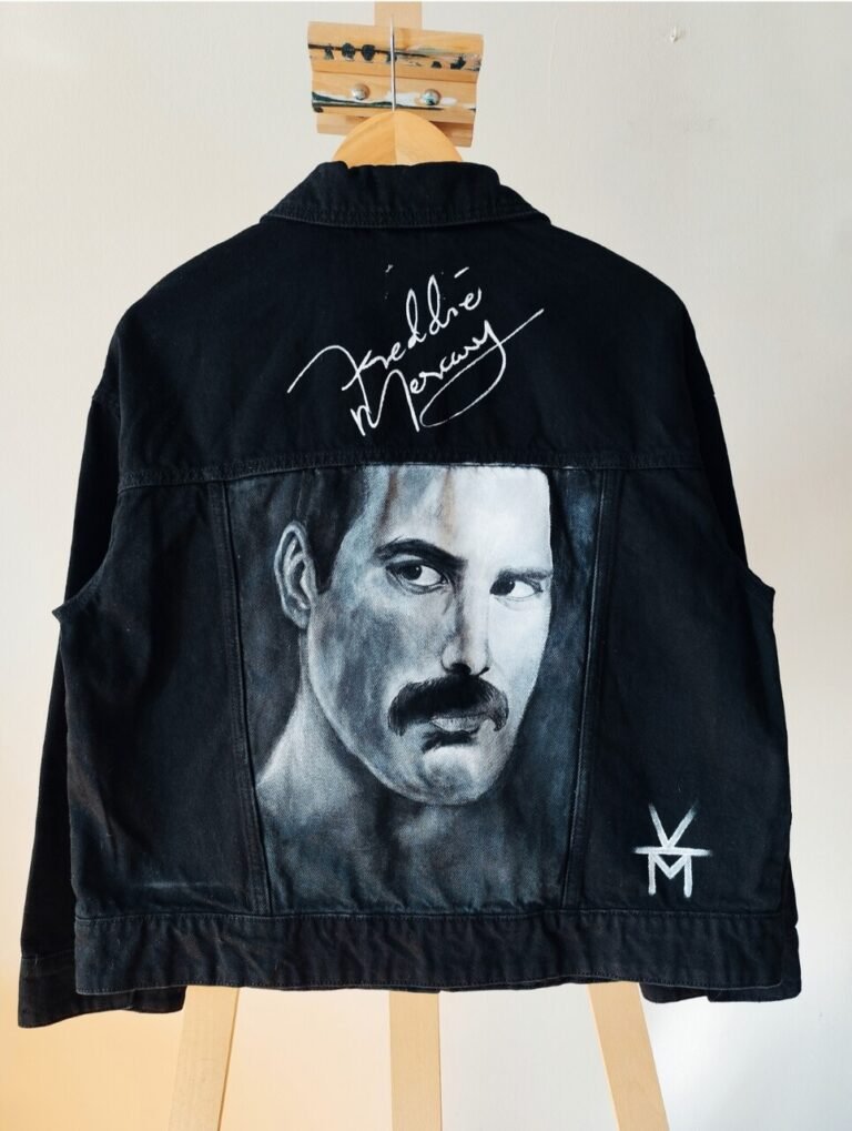 Freedie Mercury na kurtce